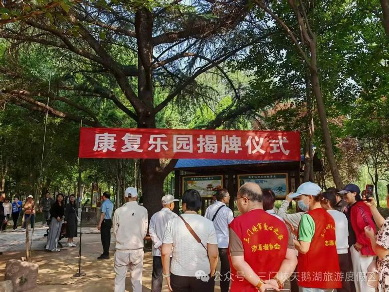 在公园里 “疗愈生命”：陕州公园康复乐园揭牌，为癌症患者打造专属康复空间
